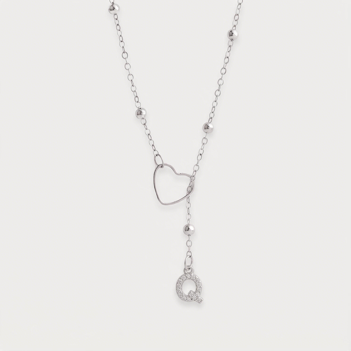 Letter Q · silver