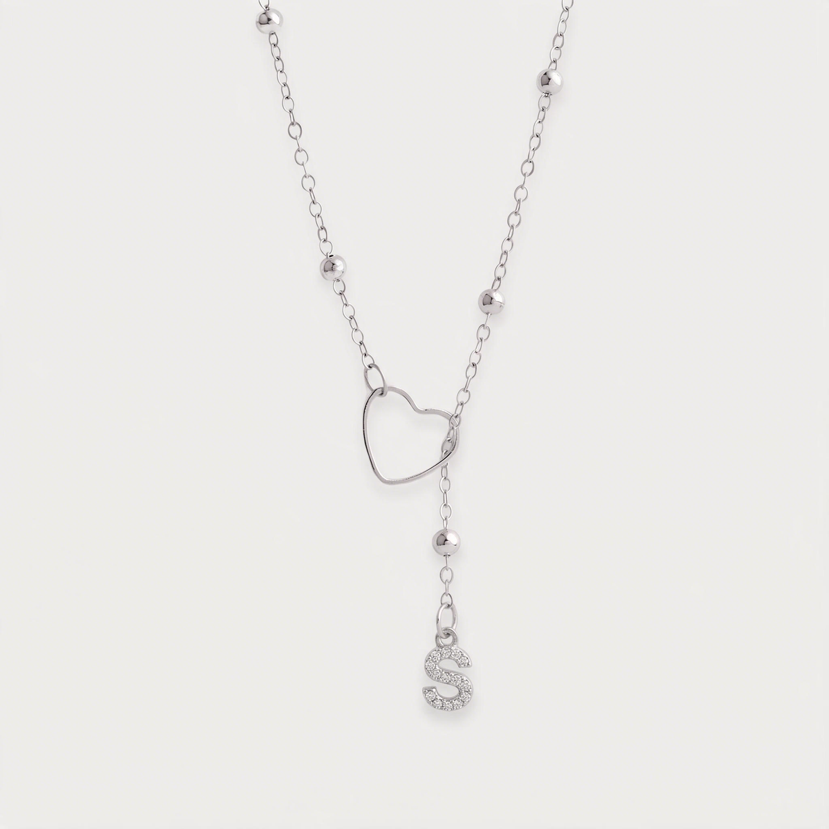 Letter S · silver