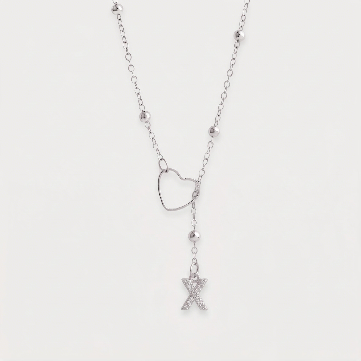 Letter X · silver