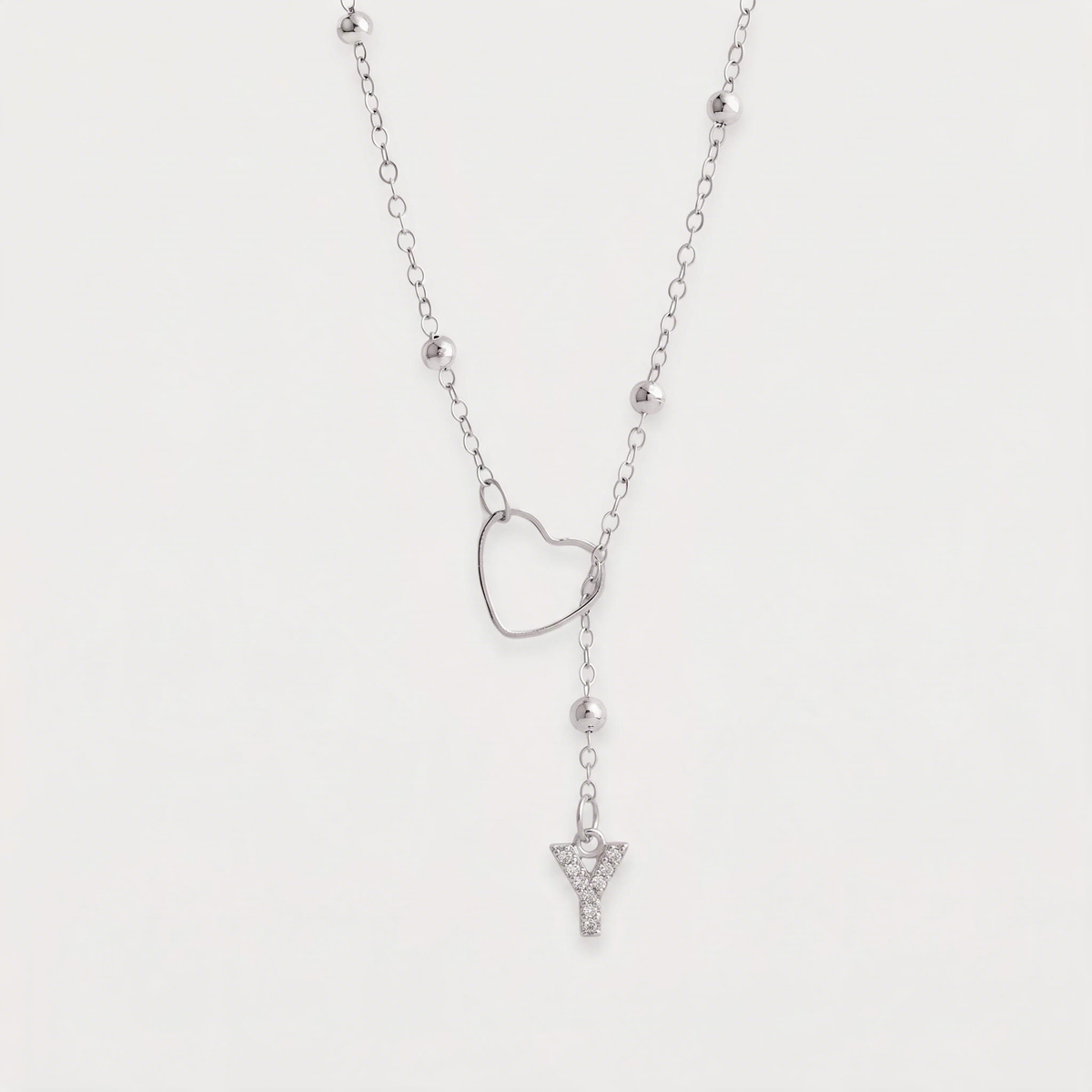 Letter Y · silver