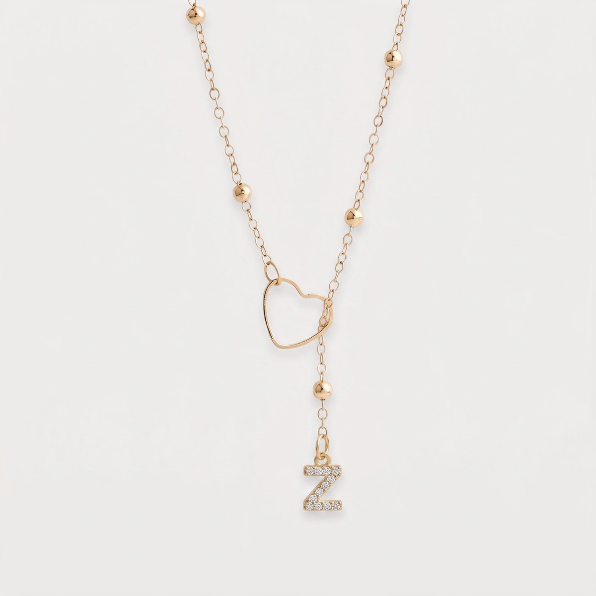 Letter Z · gold