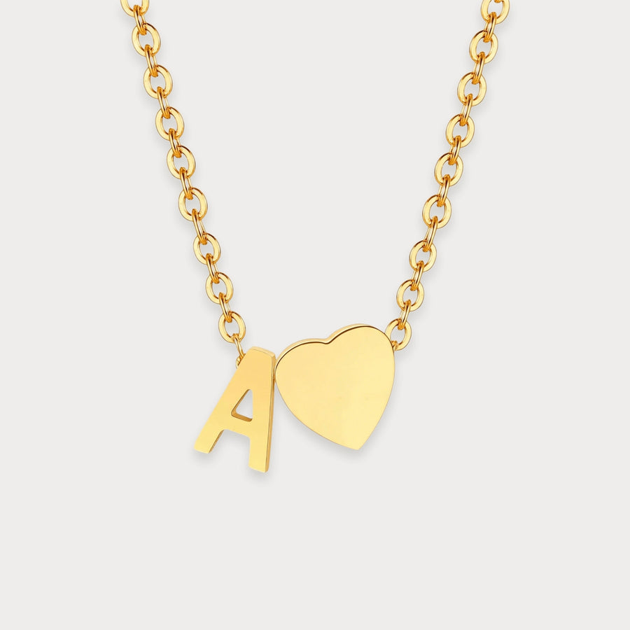 Heart Letter Necklace