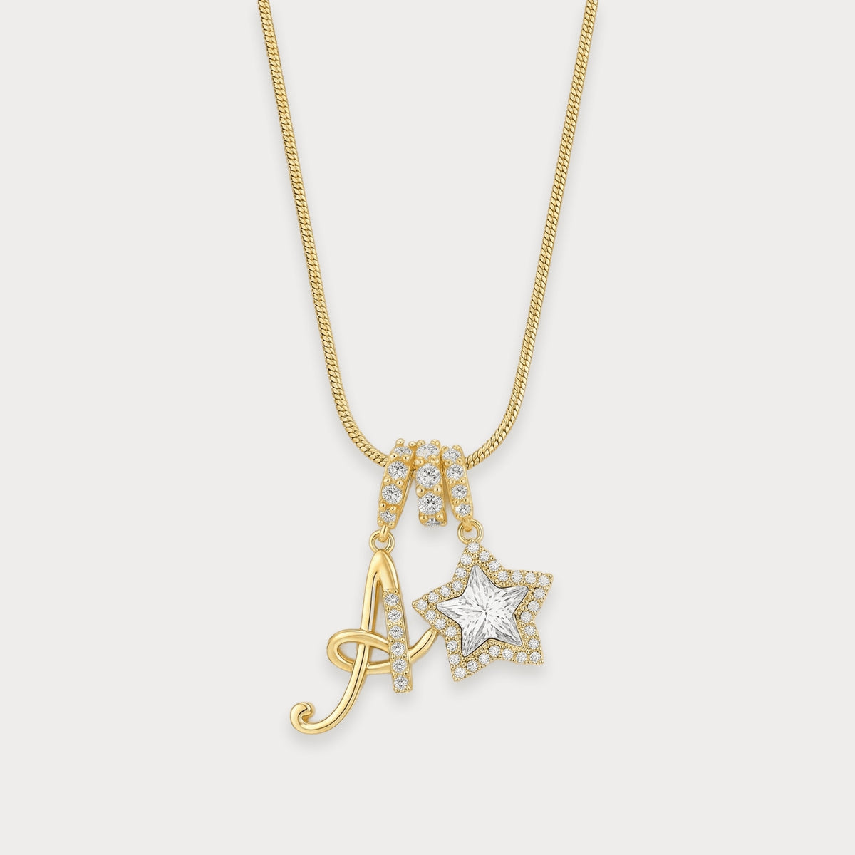Letter A · gold