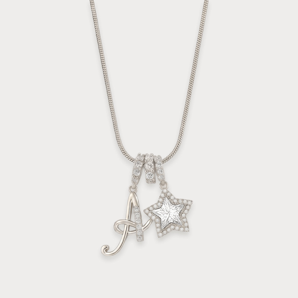 Letter A · silver