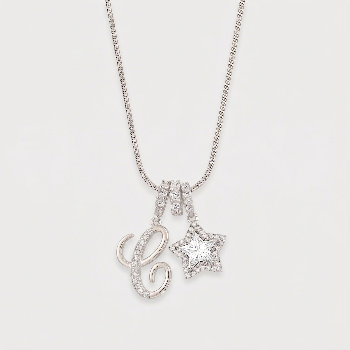 Letter C · silver