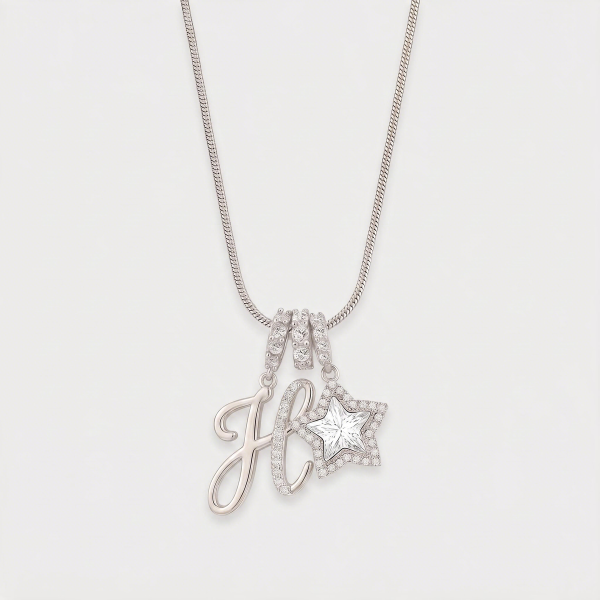 Letter H · silver