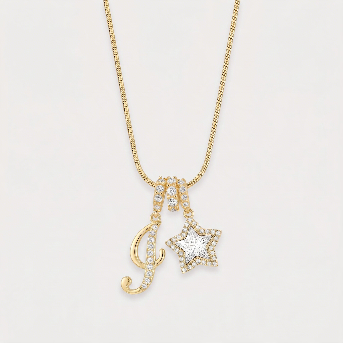 Letter I · gold