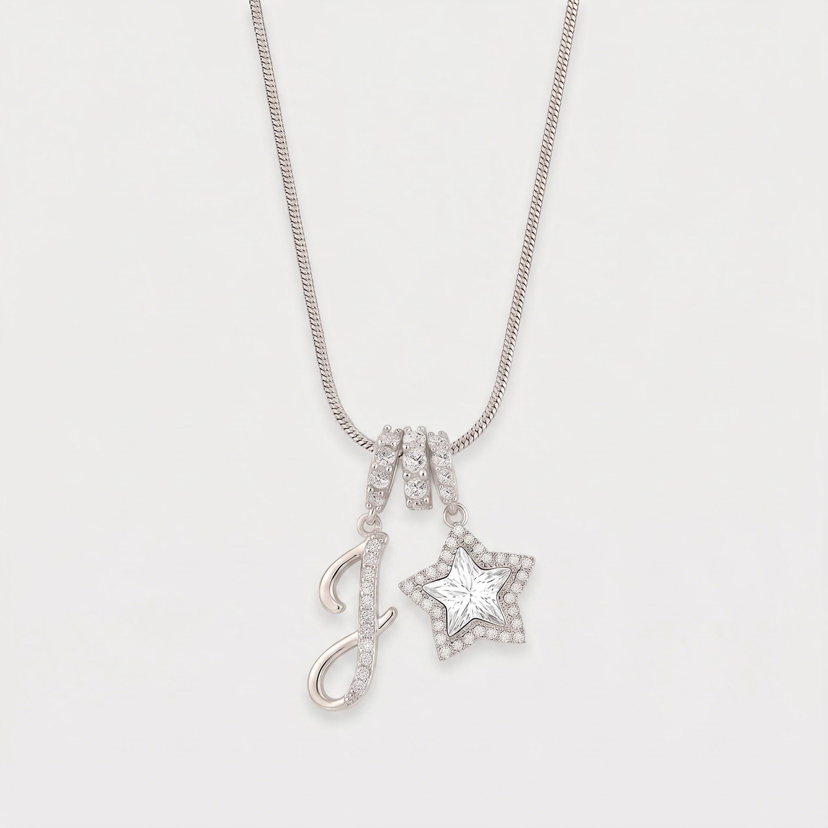 Letter J · silver