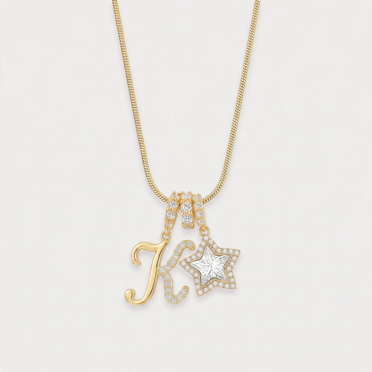 Letter K · gold