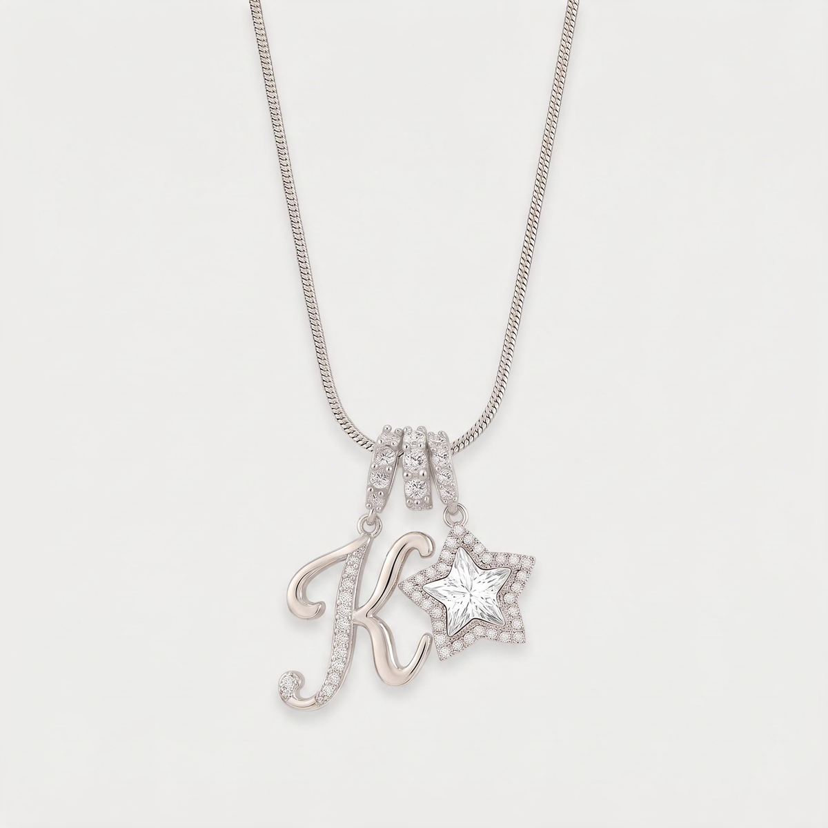 Letter K · silver