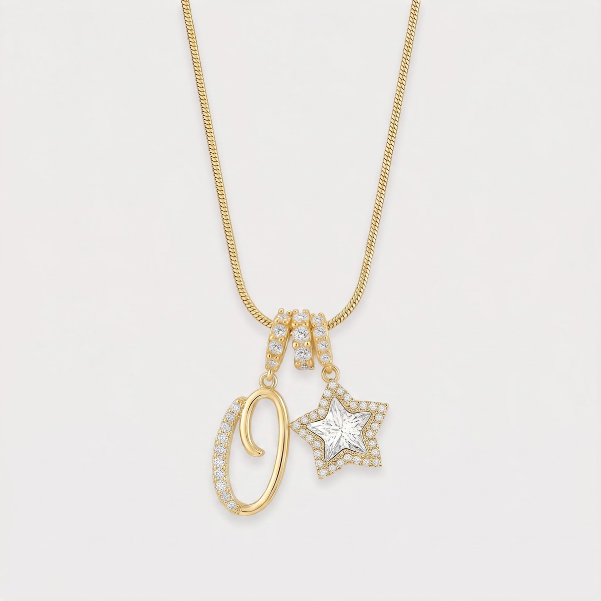 Letter O · gold