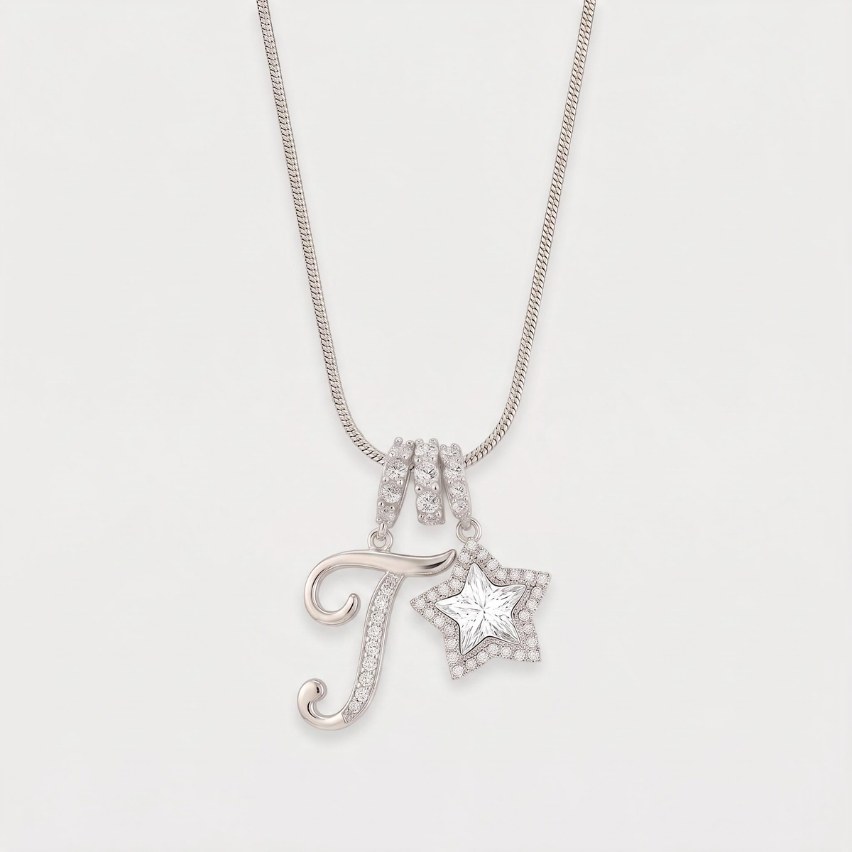 Letter T · silver