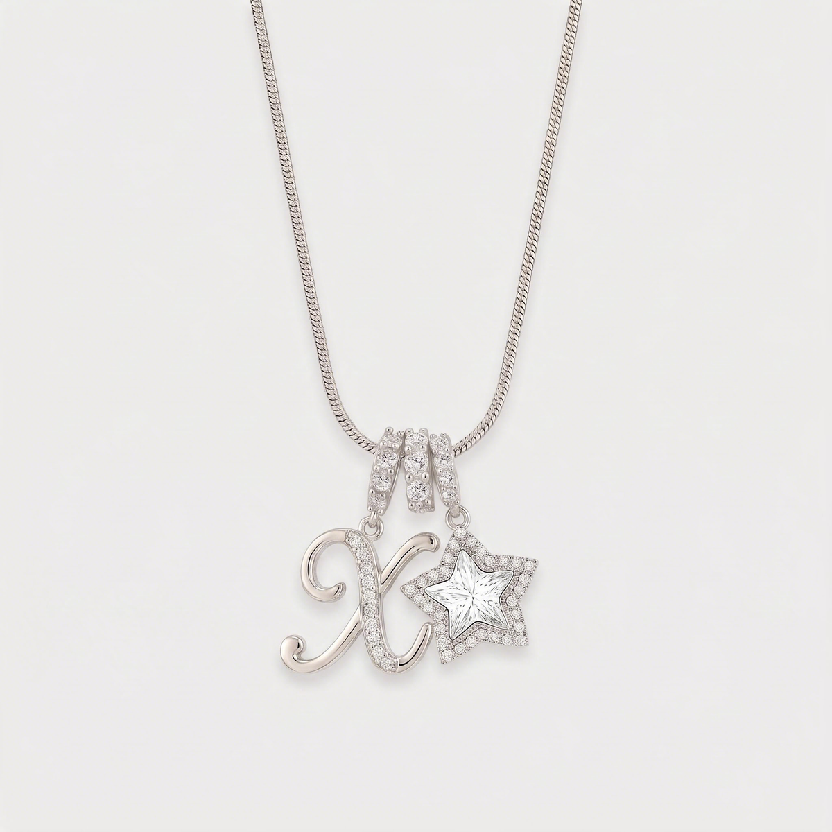 Letter X · silver