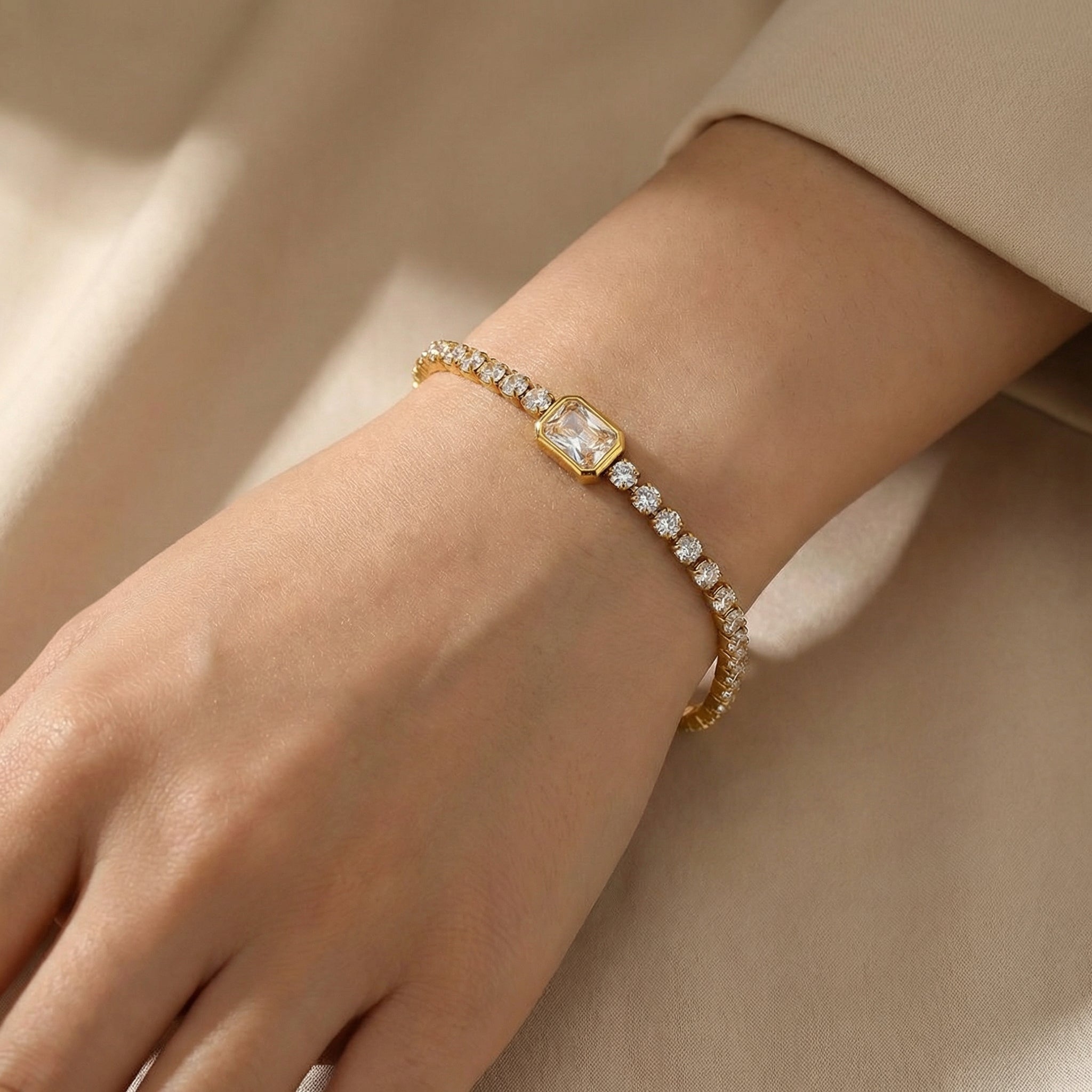 Path Tennis Bracelet