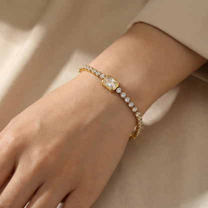 Path Tennis Bracelet