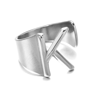 Letter Stack Ring
