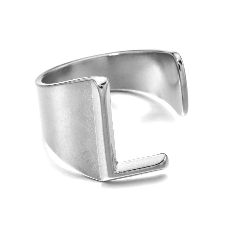 Letter Stack Ring