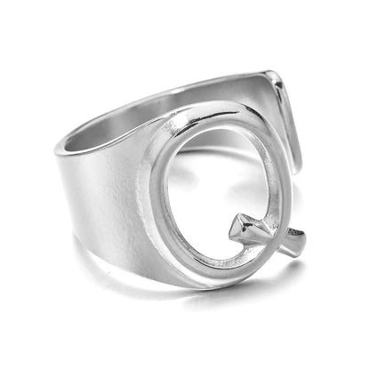 Letter Stack Ring