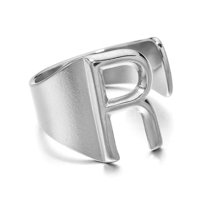 Letter Stack Ring