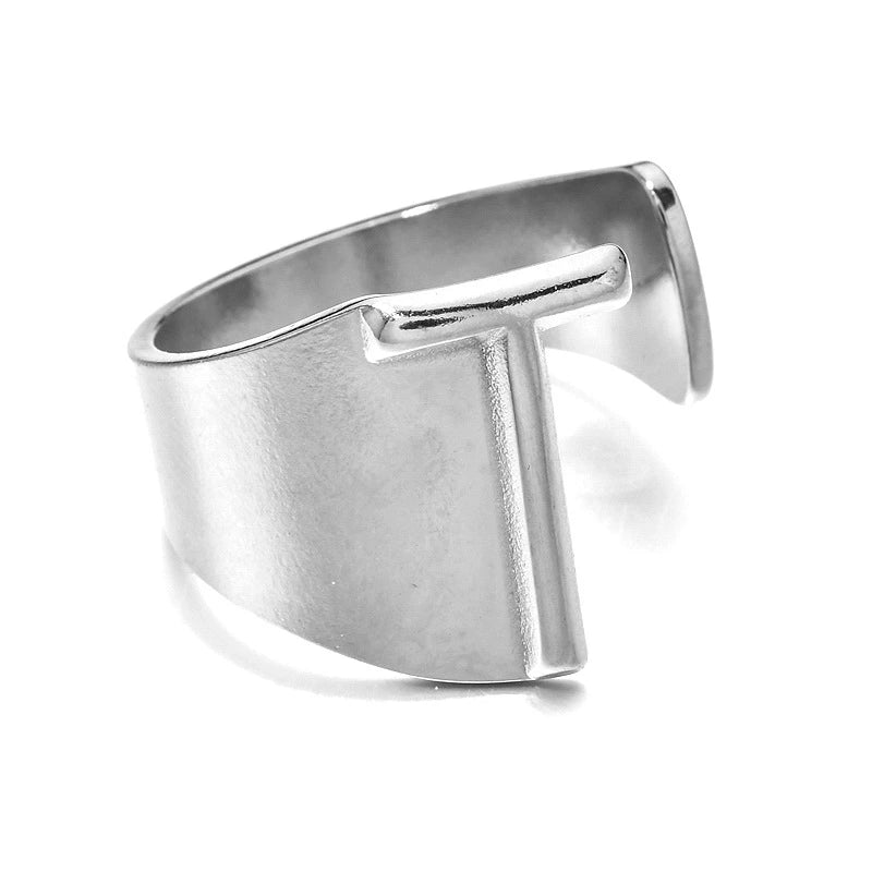 Letter Stack Ring