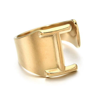 Letter Stack Ring