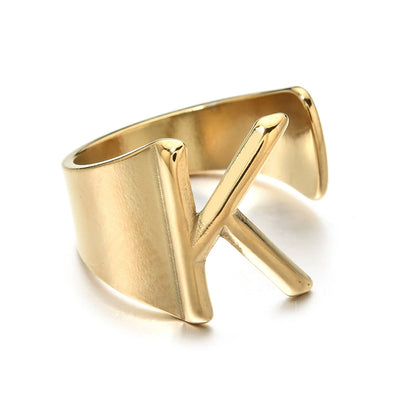 Letter Stack Ring