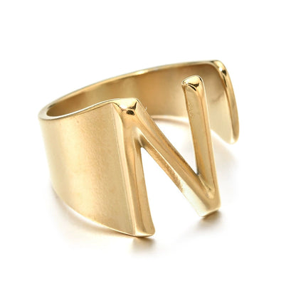 Letter Stack Ring