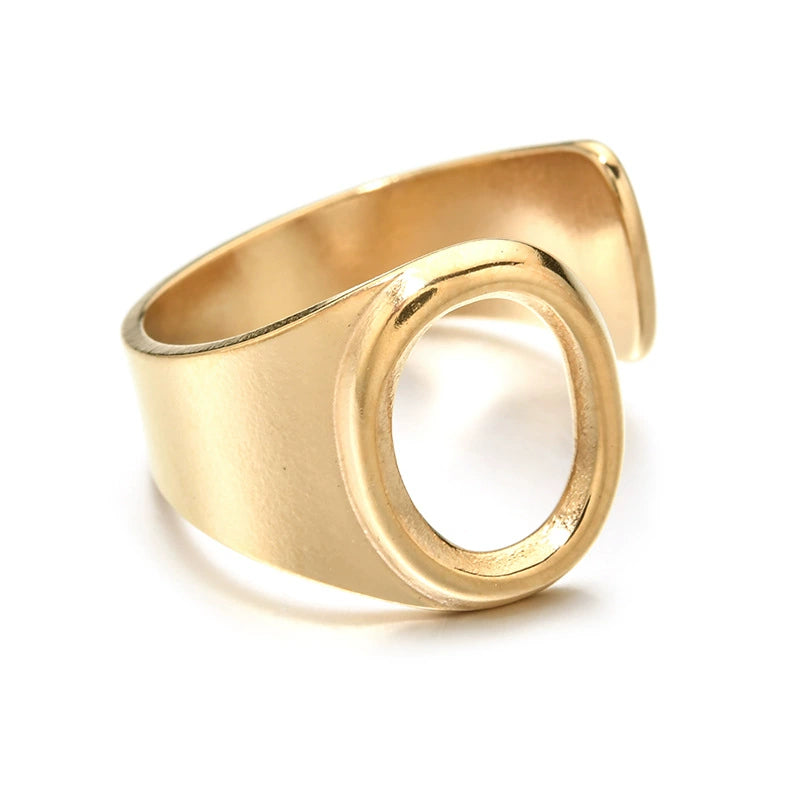 Letter Stack Ring