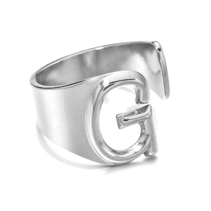 Letter Stack Ring
