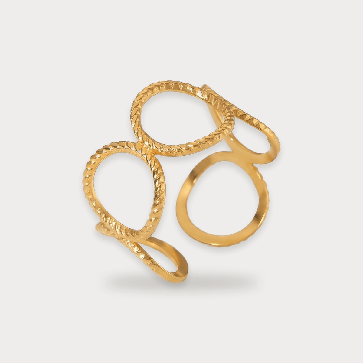 Interlocking Circles Ring