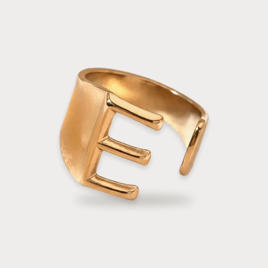Letter Stack Ring