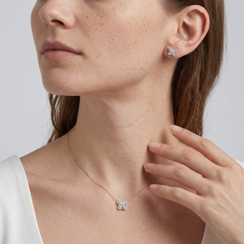 Worn with the Butterfly Necklace