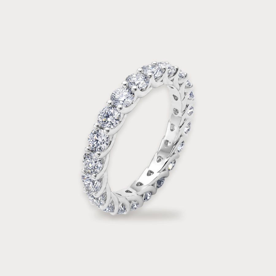 Hidden Heart Lab Diamond Eternity Ring