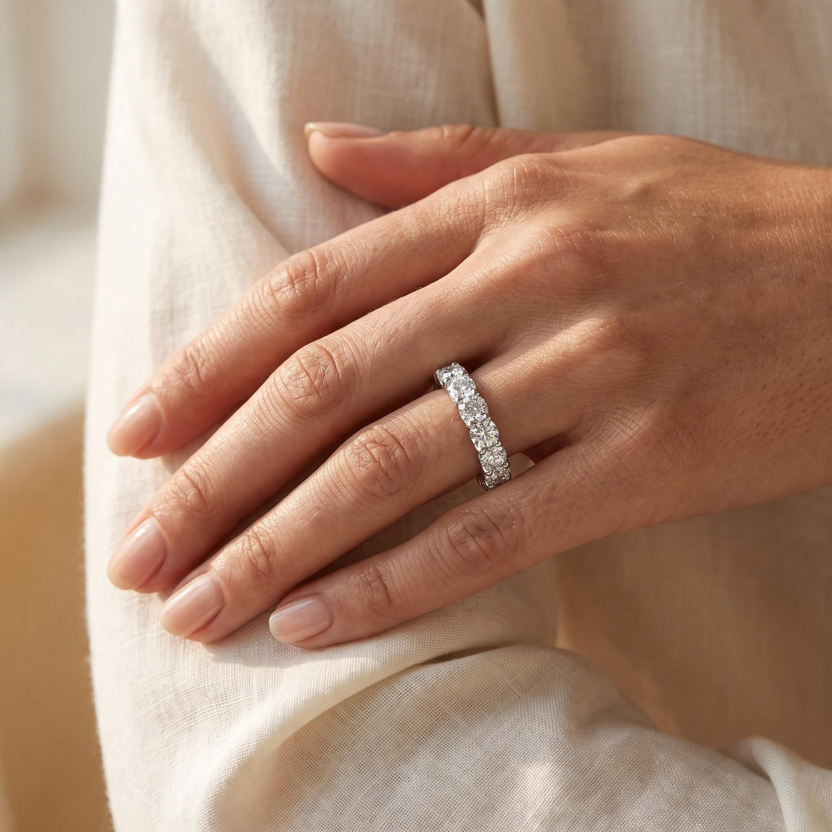Worn on the hand