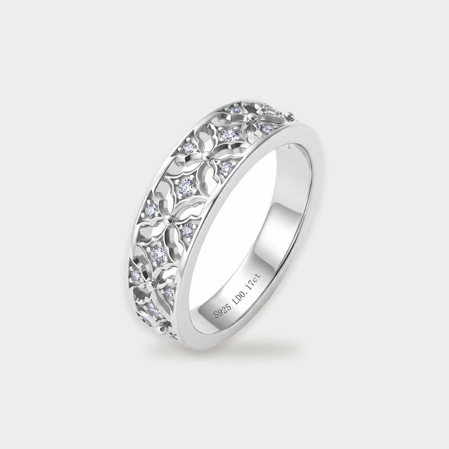 Lab Diamond Filigree Band