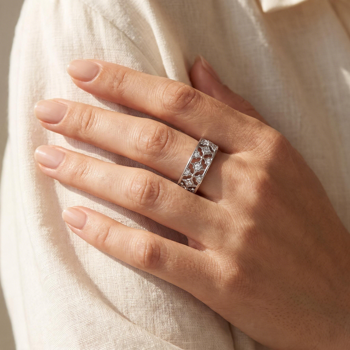 Worn on the hand