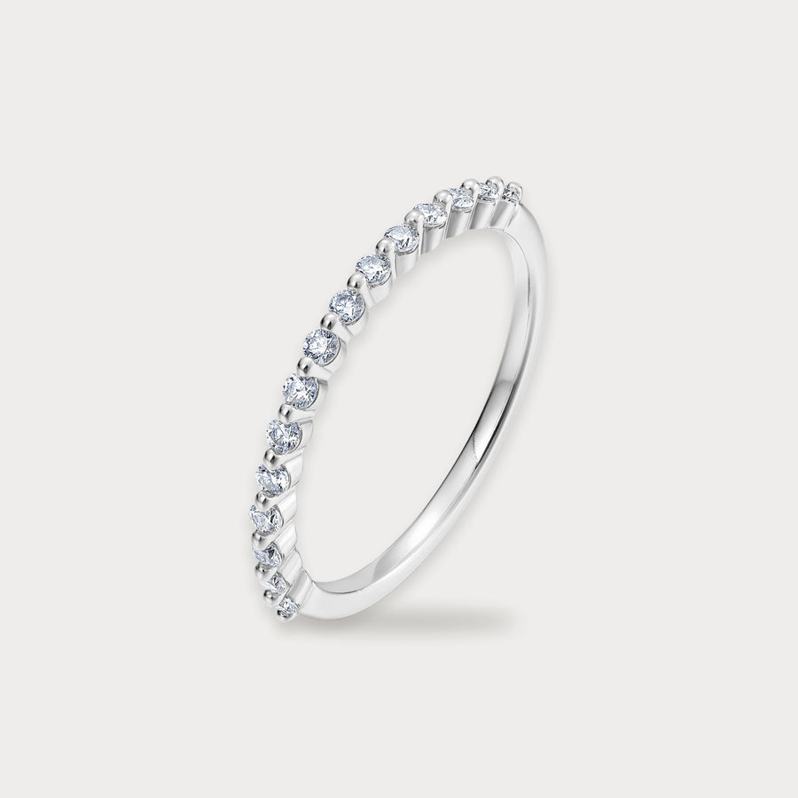 Lab Diamond Floating Half Band