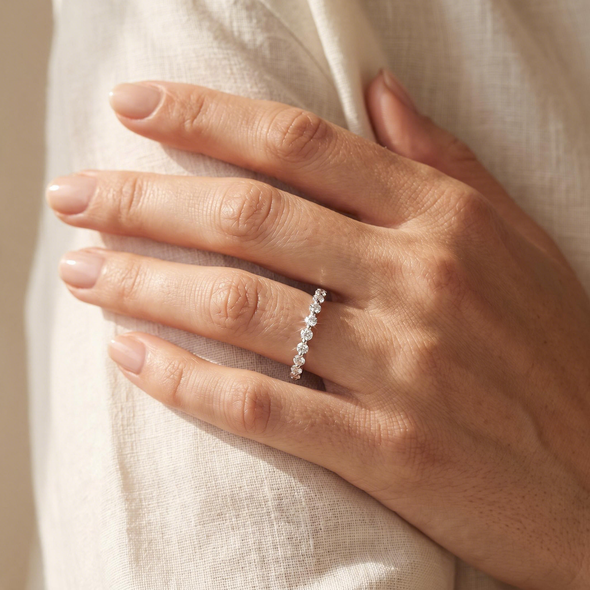 Worn on the hand