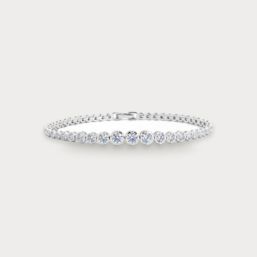 Lab Diamond Gradient Tennis Bracelet