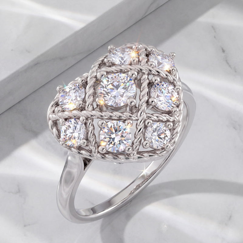 On white marble