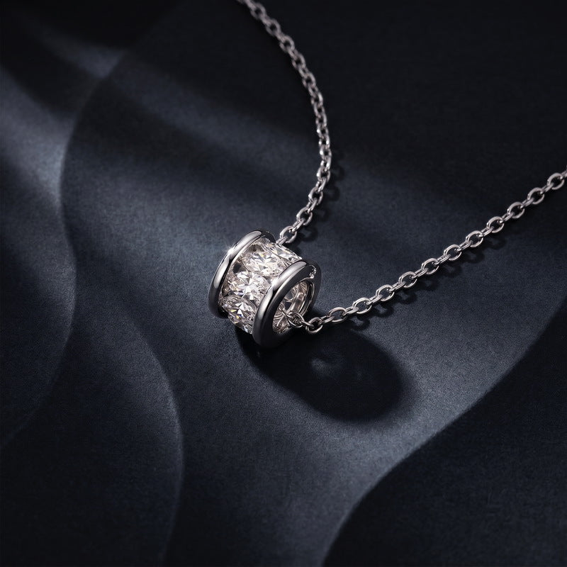 Marquise barrel pendant up close