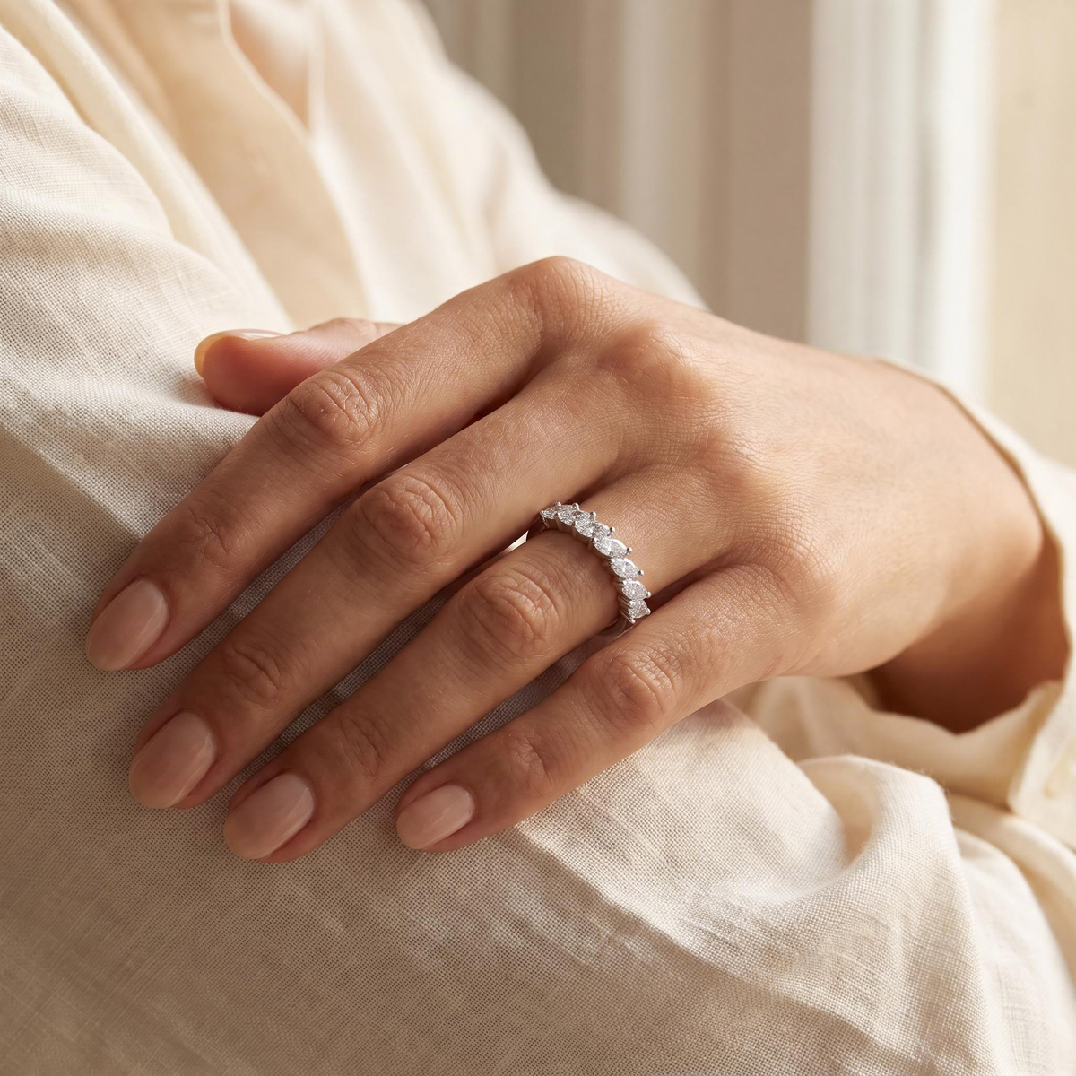 Worn on the hand