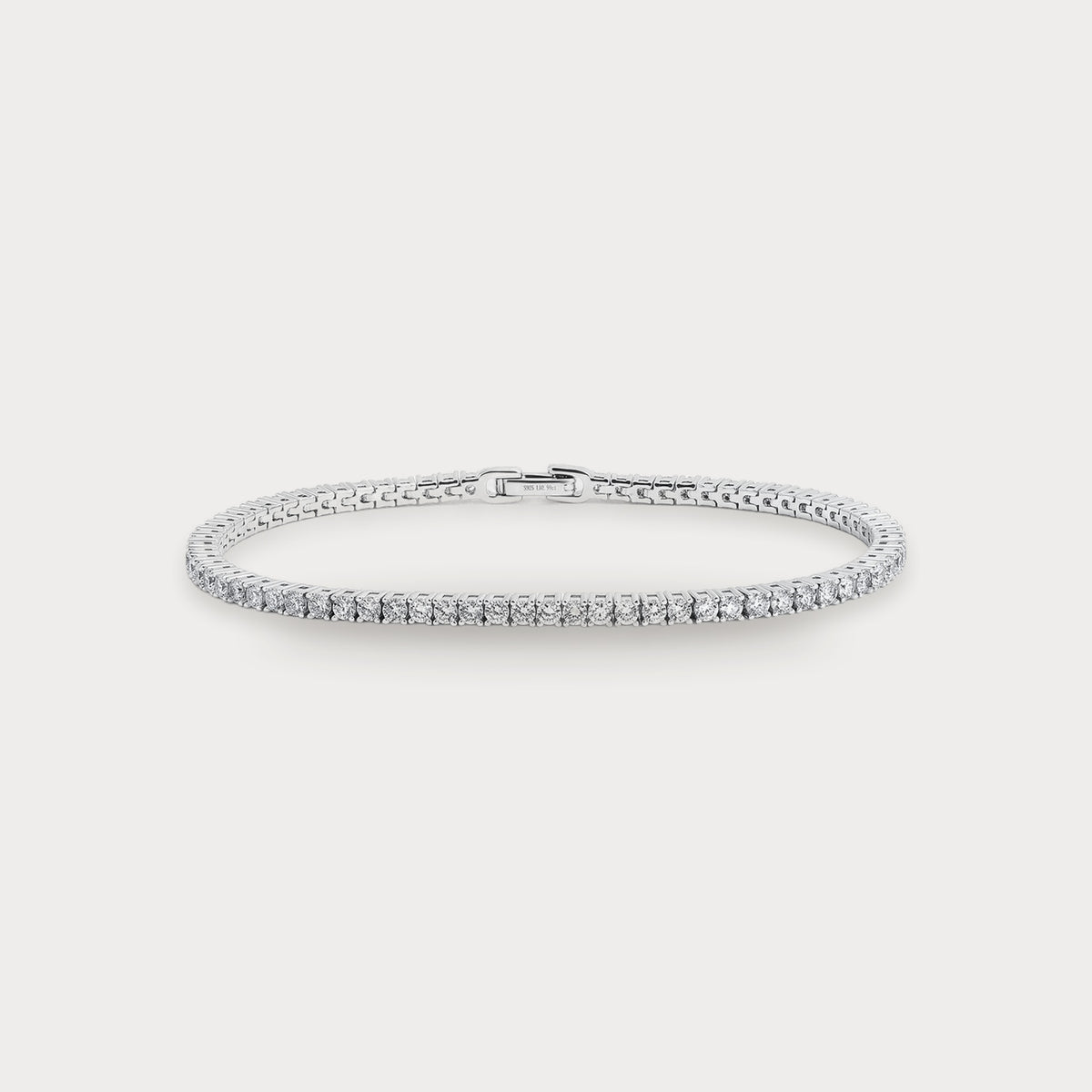 Lab Diamond Tennis Bracelet with 2.1 mm stones