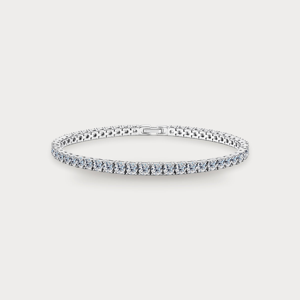 Lab Diamond Tennis Bracelet with 3 mm stones