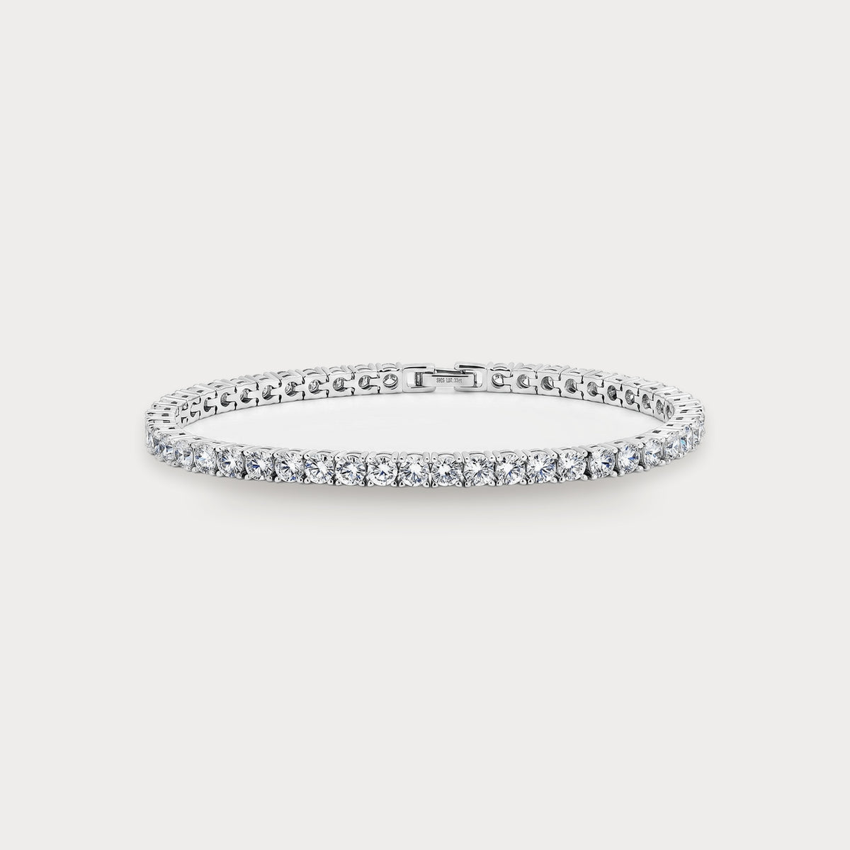 Lab Diamond Tennis Bracelet with 3.3 mm stones