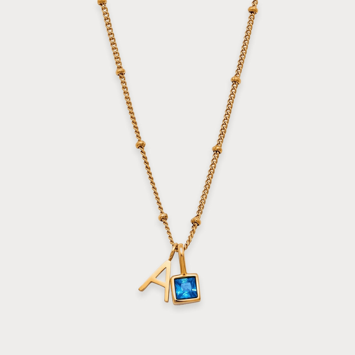 Letter A · gold