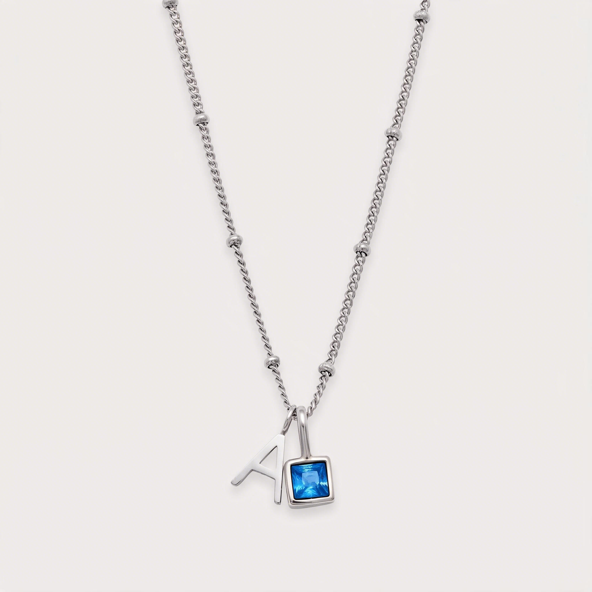 Letter A · silver