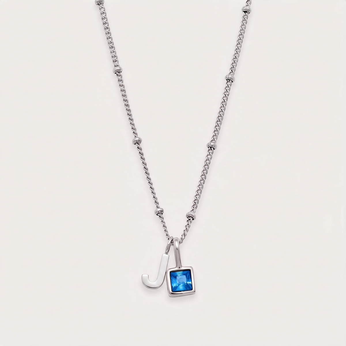 Letter J · silver
