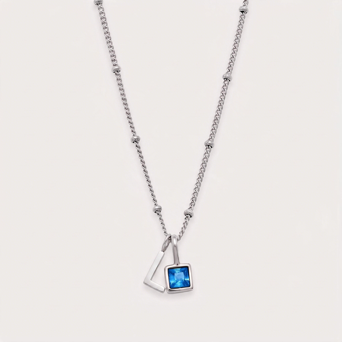 Letter L · silver