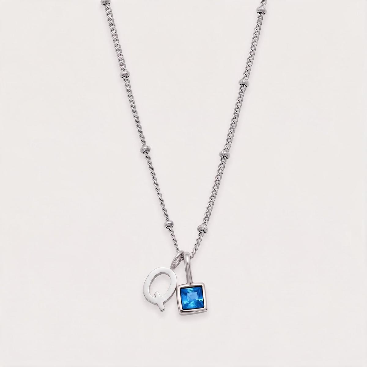 Letter Q · silver
